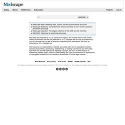 MEDLINE Search on Medscape.com