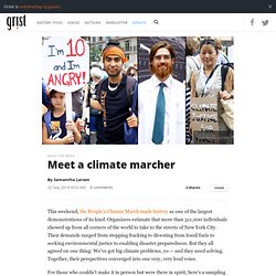 Meet a climate marcher