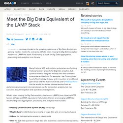 Meet the Big Data Equivalent of the LAMP Stack