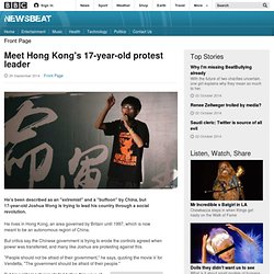 Meet Hong Kong's 17-year-old protest leader - BBC Newsbeat