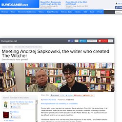 Meeting Andrzej Sapkowski, the writer who created The Witcher