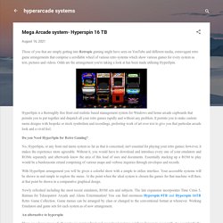 Mega Arcade system- Hyperspin 16 TB
