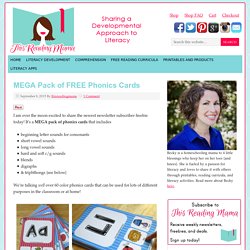MEGA Pack of FREE Phonics Cards