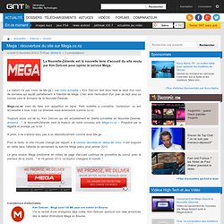 Mega : réouverture du site sur Mega.co.nz