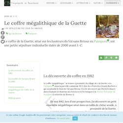 Le coffre mégalithique de la Guette - Encyclopédie de Brocéliande