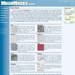 MegaMazes.com: Free printable MAZES! Kids love to print our mazes!