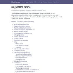 Megaparsec tutorial