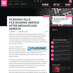 Filesonic Kills File-Sharing Service After MegaUpload Arrests