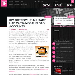 Kim Dotcom: US Military Had 15,634 Megaupload Accounts