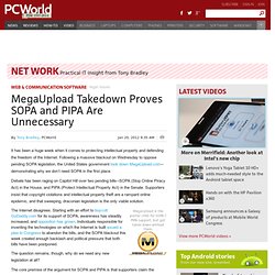 MegaUpload Takedown Proves SOPA and PIPA Are Unnecessary