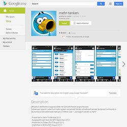 mehr-tanken - Android Apps auf Google Play