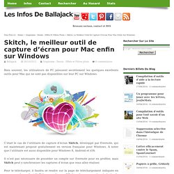 Skitch, le meilleur outil de capture d'écran pour Mac enfin sur Windows
