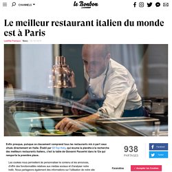 Le meilleur restaurant italien du monde est à Paris