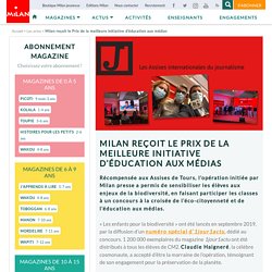 Milan reçoit le Prix de la meilleure initiative d’éducation aux médias