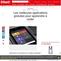 Les meilleures applications gratuites pour apprendre à coder