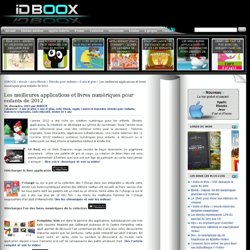 Best Of 2012 des meilleures applications et livres numériques enfants