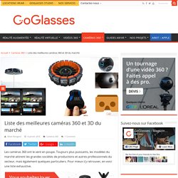 Liste des meilleures caméras 360 et 3D du marché - GoGlasses
