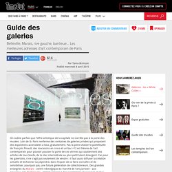 Les meilleures galeries d'art contemporain de Paris