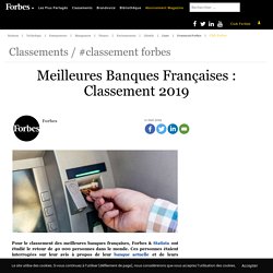 Meilleures Banques Françaises : Classement 2019