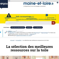 La sélection des meilleures ressources sur la toile - Maine-et-Loire (49)