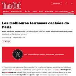 Les meilleures terrasses cachées de Paris