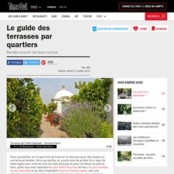 Les meilleures terrasses de Paris par quartiers