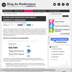 Les meilleures ressources pour créatifs, graphistes et webdesigners