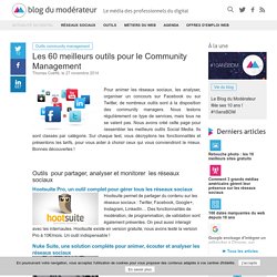 Les meilleurs outils pour le Community Management