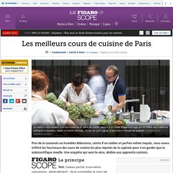 Les meilleurs cours de cuisine de Paris