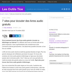 5 sites pour écouter des livres audio gratuits