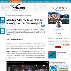 Mon top 7 des meilleurs qui font voyager