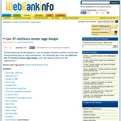 Les meilleurs Easter Eggs Google : 23 fonctions cachées amusantes