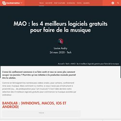 MAO : les 4 meilleurs logiciels gratuits pour faire de la musique