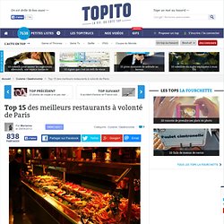 Top 15 des meilleurs restaurants à volonté de Paris