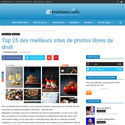 Top 25 des meilleurs sites de photos libres de droit