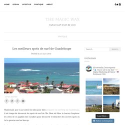 Les meilleurs spots de surf de Guadeloupe