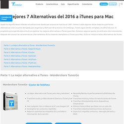 Las mejores 7 Alternativas del 2016 a iTunes para Mac