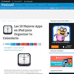 Las 10 Mejores Apps en iPad para Organizar tu Calendario