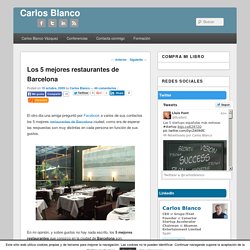 Los 5 mejores restaurantes de Barcelona