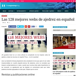 Las 128 mejores webs de ajedrez en español