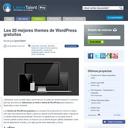 Los 20 mejores themes de WordPress gratuitos