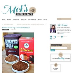 Mel’s Kitchen Tip: Cocoa Powder 101