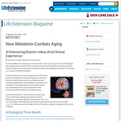 How Melatonin Combats Aging