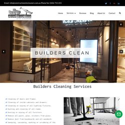 Constructionsitecleaners.com.au