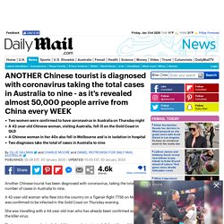 Chinese woman in Melbourne is confirmed to have coronavirus