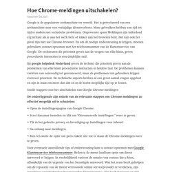 Hoe Chrome-meldingen uitschakelen? – Telegraph