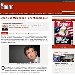Jean-Luc Mélenchon : attention fragile !
