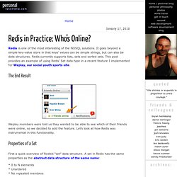 Luke Melia » Redis in Practice: Who’s Online?