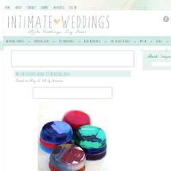 Melted Crayons Favor: DIY Wedding Ideas