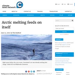 Arctic melting feeds on itself - Climate News NetworkClimate News Network